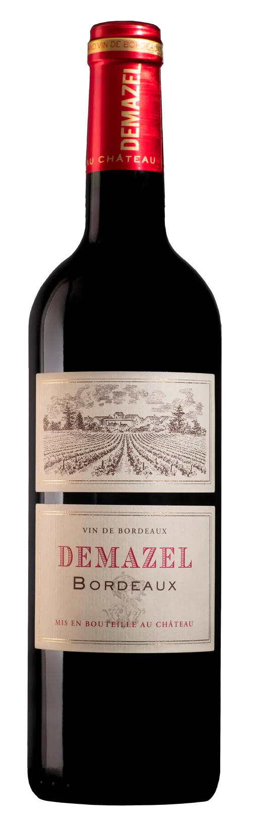 Seignouret Freres Demazel, Rosso, 2021, Bordeaux. Immagine della bottiglia