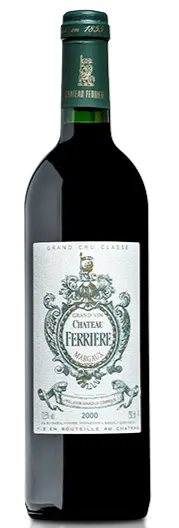 Château Ferrière, Troisième Cru Classé, Red, 2000, Margaux. Bottle image