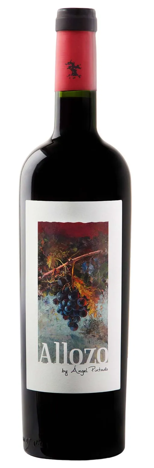Bodegas Centro Españolas, S.A. Allozo, by Ángel Pintado, Red, 2020, La Mancha. Bottle image