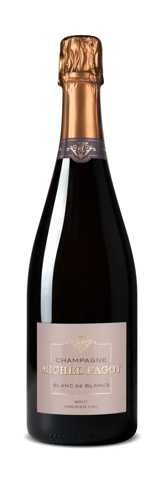 SAS CHAMPAGNE MICHEL FAGOT CHAMPAGNE MICHEL FAGOT, Blanc de Blancs, Blanco, NV, Champagne premier cru. Imagen de botella