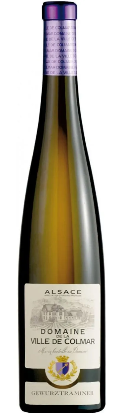 Domaine Viticole De La Ville De Colmar, Gewurztraminer, Weiß, 2017, Alsace. Flaschenabbildung