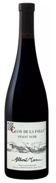Domaine Albert Mann CLOS DE LA FAILLE, Rosso, 2019, Alsace. Immagine della bottiglia