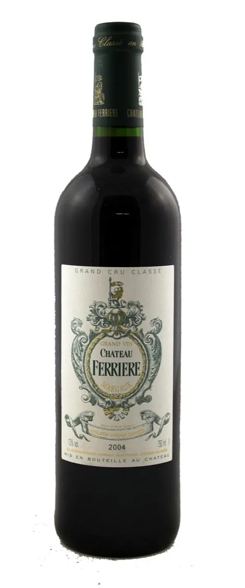 Château Ferrière, Troisième Cru Classé, Red, 2004, Margaux. Bottle image
