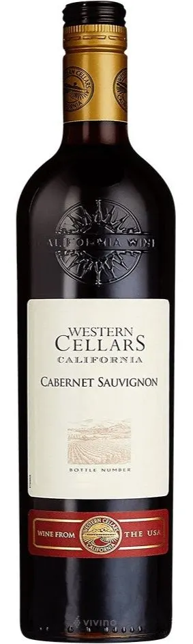 Les Grands Chais de France WESTERN CELLARS, Rosso, 2017, California. Immagine della bottiglia
