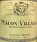 Maison Louis Jadot LOUIS JADOT, Blanco, 2020, Mâcon Villages. Etiqueta frontal