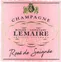 ROGER-CONSTANT LEMAIRE, * Rosé de Saignée, Rosé, NV, Champagne. Étiquette