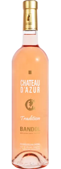 SCEA DU CHATEAUD AZUR Château d'Azur, Tradition, Rosé, 2017, Bandol. Bottle image