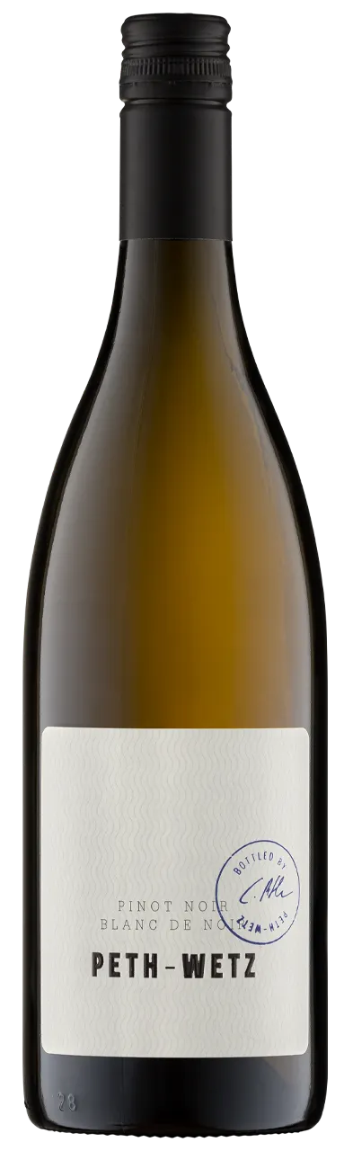 Peth-Wetz, E.State Blanc de Noir, Blanco, 2021. Imagen de botella