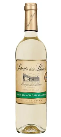 GRUPO DE BODEGAS VINARTIS SA Señorío De Los Llanos, Crianza, Weiß, 2019, Valdepeñas. Flaschenabbildung