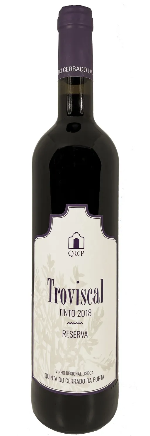 Cerrado da Porta, Lda Troviscal, Red, 2018, Lisboa. Bottle image