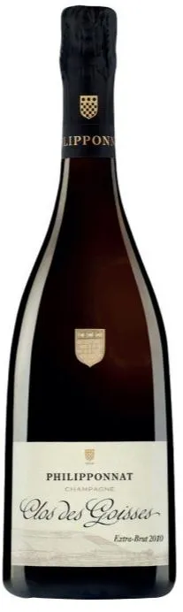 CHAMPAGNE PHILIPPONNAT Clos des Goisses, Blanc, 2010, Champagne. Image de la bouteille