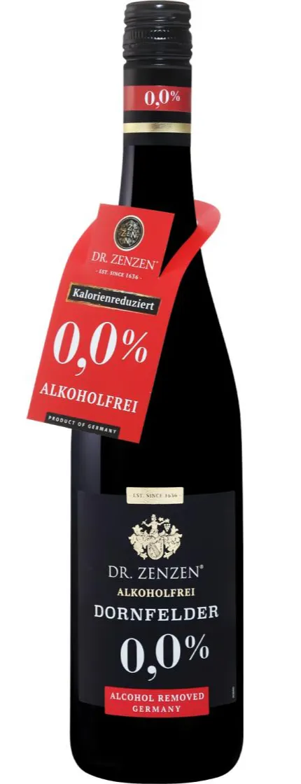 Einig-Zenzen GmbH & Co. KG DR. ZENZEN, Rouge, NV. Image de la bouteille