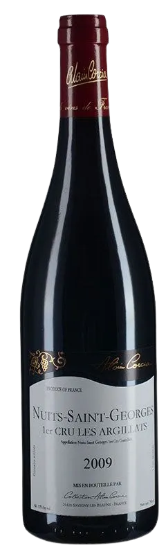 PRESTIGE DES GRANDS VINS DE FRANCE (MERCUREY) Alain Corcia, Tinto, 2009, Nuits-Saint-Georges. Imagen de botella