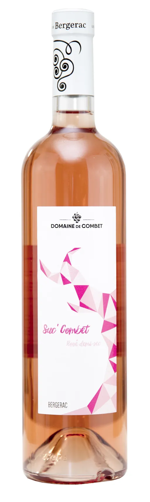Earl de Combet SUC'COMBET, Rosé, 2021, Bergerac. Flaschenabbildung