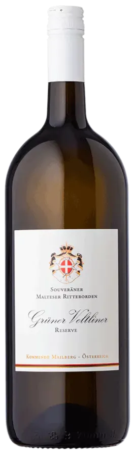 Weinkellerei Lenz Moser Souveräner Malteser Ritterorden, Reserve, Weiß, 2018, Weinviertel. Flaschenabbildung