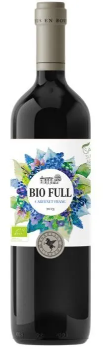 BORDEAUX VINEAM VIGNOBLES (SAINT-MAGNE-DE-CASTILLON) Bio Full, BIO FULL CABERNET FRANC, Rosso, 2019, Côtes de Bordeaux Castillon. Immagine della bottiglia