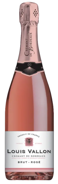 Ug Bordeaux Louis Vallon, Rosé, NV, Crémant de Bordeaux. Bottle image