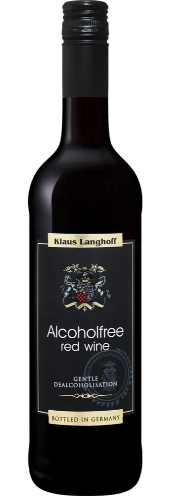 Klaus Langhoff, Rouge, NV. Image de la bouteille