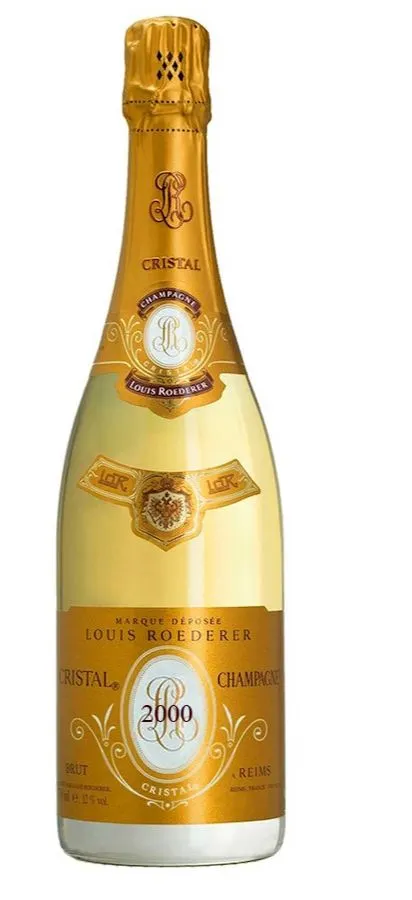 CHAMPAGNE LOUIS ROEDERER (REIMS) Cristal, Blanc, 2000, Champagne. Image de la bouteille