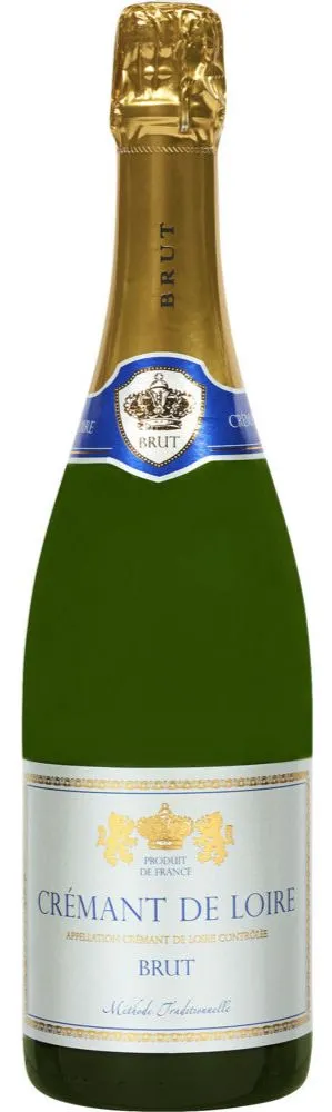 Veuve Amiot J. de Villaret, Méthode Traditionnelle, White, NV, Crémant de Loire. Bottle image
