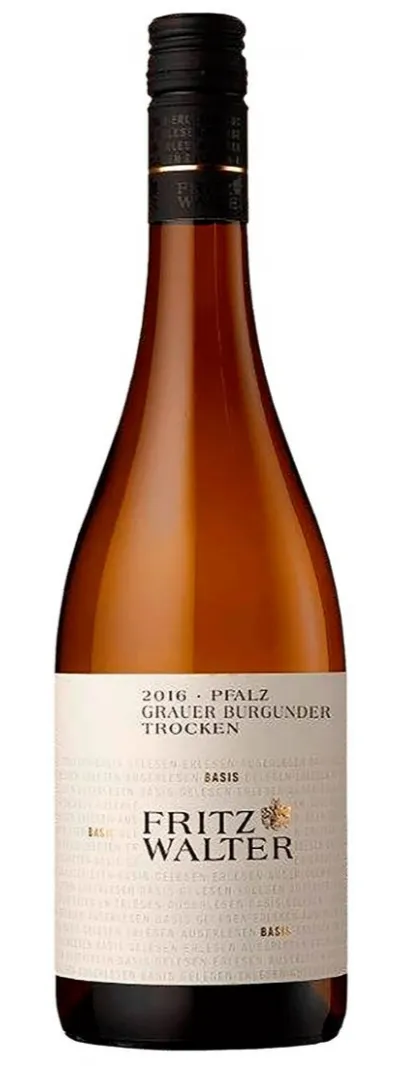 Fritz Walter, Grauer Burgunder, White, 2016, Pfalz. Bottle image