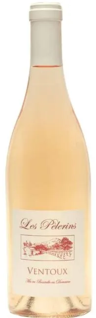 VAL RHODANIA (BOLLENE) Les Pelerins, Rosé, 2021, Ventoux. Image de la bouteille