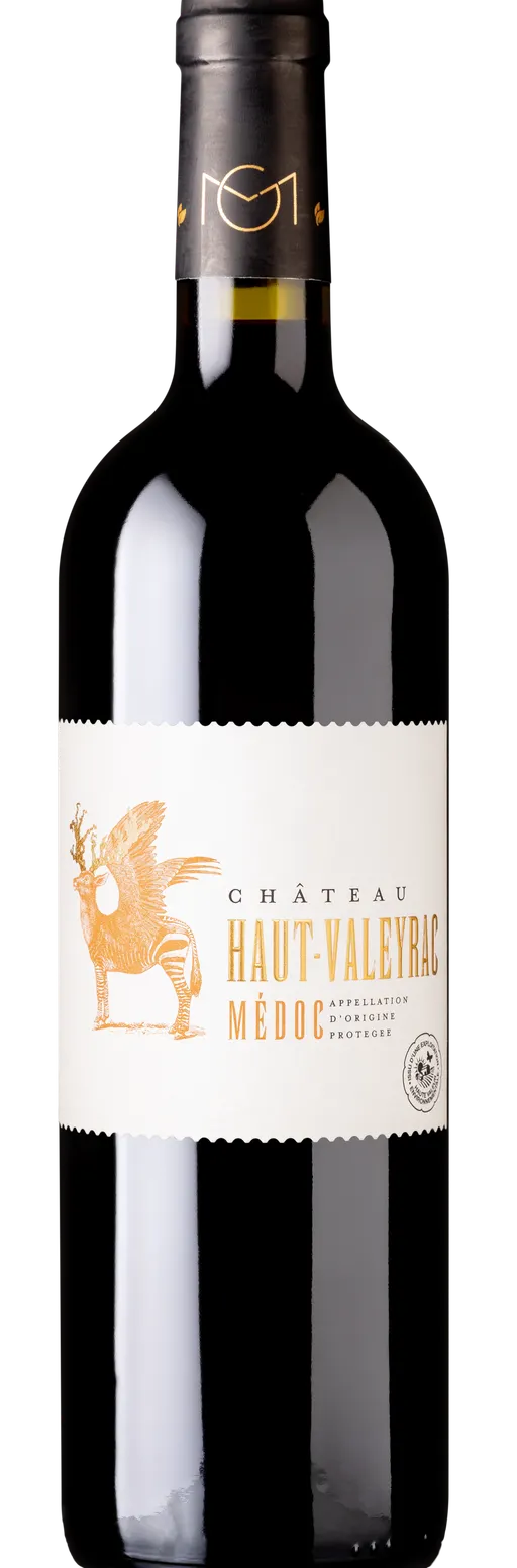 Château Roquegrave CHATEAU HAUT VALEYRAC, Rouge, 2020, Médoc. Image de la bouteille