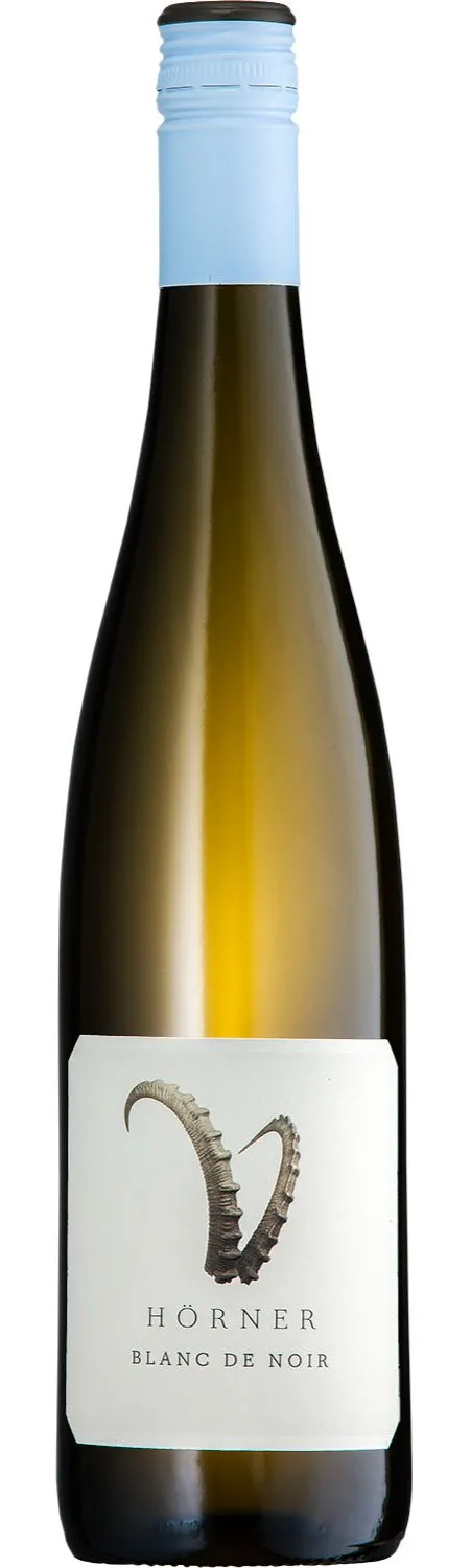 Weingut Hörner >Steinbock<, Blanc de Noir, Weiß, 2022, Pfalz. Flaschenabbildung