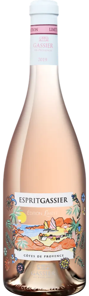 SCEA Chateau Gassier ESPRIT GASSIER, Rosado, 2020, Côtes de Provence. Imagen de botella