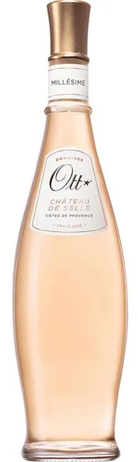 DOMAINES OTT (TARADEAU) Chateau de Selle, Cru Classe, Rosé, 2022, Côtes de Provence. Image de la bouteille