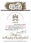 Château Mouton Rothschild, Premier Grand Cru Classé, Rosso, 1958, Pauillac. Etichetta frontale
