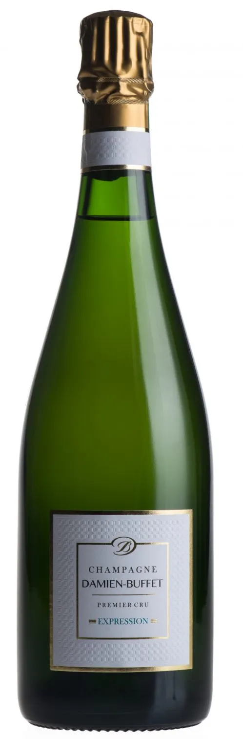 Champagne Damien Buffet Expression, Brut, Bianco, NV, Champagne premier cru. Immagine della bottiglia