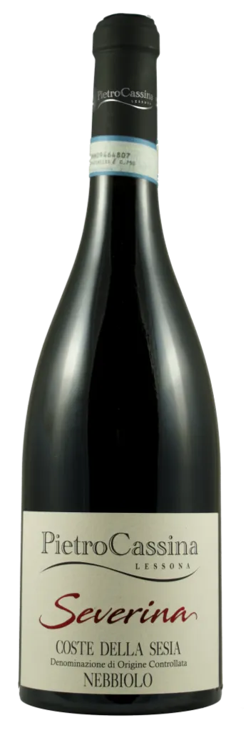 Pietro Cassina Severina, Tinto, 2017, Coste della Sesia. Imagen de botella