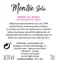 BODEGAS Y VIÑEDOS VALDEBODEGA SL MONTSE SOLA VENDIMIA SELECCIONADA, Tinto, NV, Ribera del Duero. Contraetiqueta