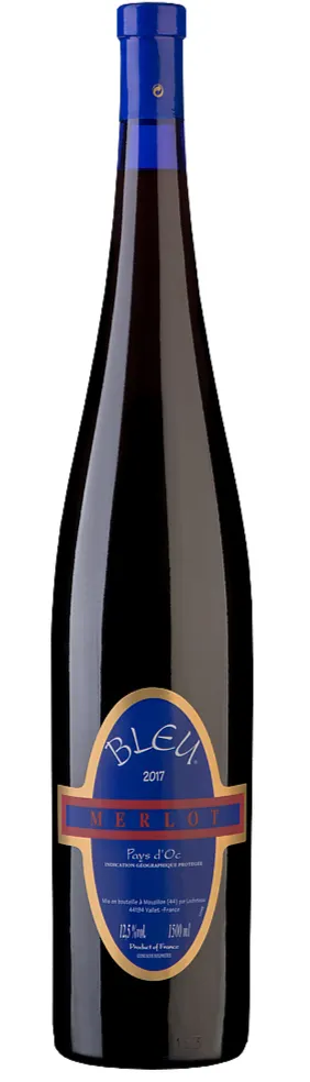 LES GRANDS CHAIS DE FRANCE (LANDIRAS) La Сheteau, Bleu, Tinto, 2018, Pays d'Oc. Imagen de botella