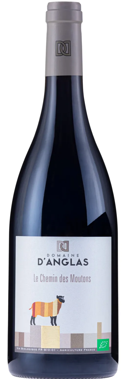 Domaine d'Anglas Chemin des Moutons, Rosso, 2020, Terrasses du Larzac. Immagine della bottiglia