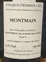 SOCIETE GERARD TREMBLAY Montmain, White, 2020, Chablis premier cru. Back label