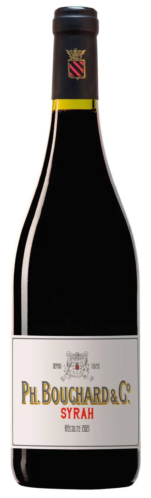 Seignouret Freres Ph. BOUCHARD & Cie, Rot, 2020, Pays d'Oc. Flaschenabbildung