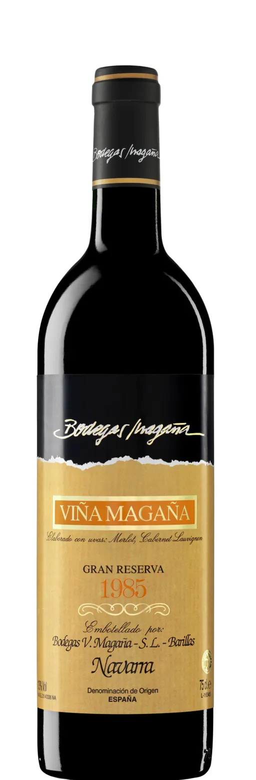 BODEGAS VIÑA MAGAÑA SL Bodegas Viña Magana, Gran Reserva, Tinto, 1985, Navarra. Imagen de botella