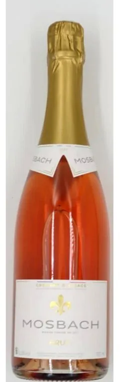 GFA MOSBACH (MARLENHEIM) Crémant brut Rosé Mosbach, Rosé, NV, Crémant d’Alsace. Flaschenabbildung