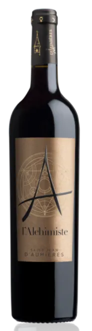 CHATEAU SAINT JEAN D AUMIERES (GIGNAC) L'ALCHIMISTE, Rouge, 2018, Terrasses du Larzac. Image de la bouteille