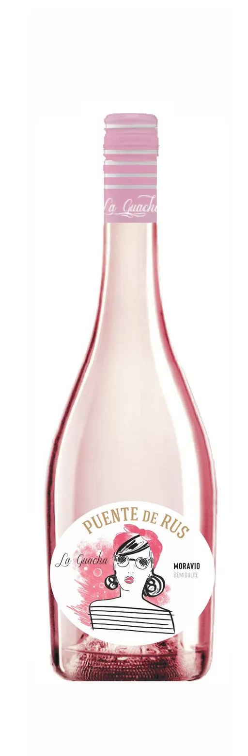 NTRA SRA DE RUS S.C. DE C-LM Puente de Rus La Guacha Rosado, Rosato, 2022, La Mancha. Immagine della bottiglia