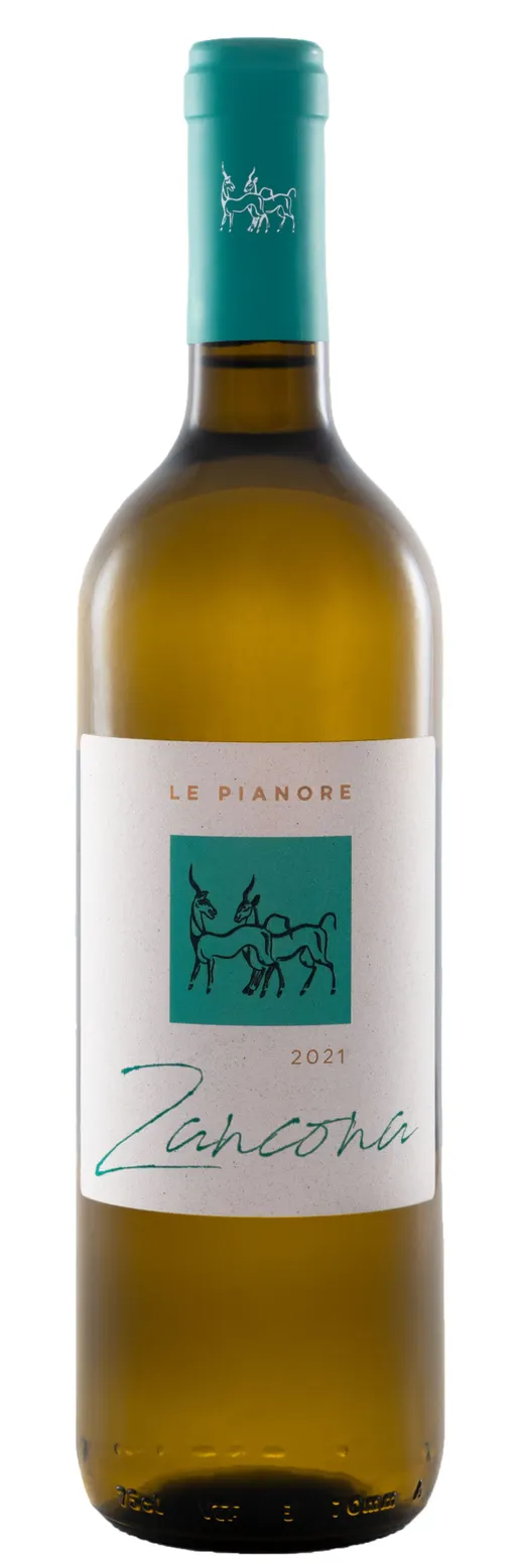 LE PIANORE SOCIETA' SEMPLICE SOCIETA' AGRICOLA ZANCONA, Bianco, 2021, Toscano / Toscana. Immagine della bottiglia