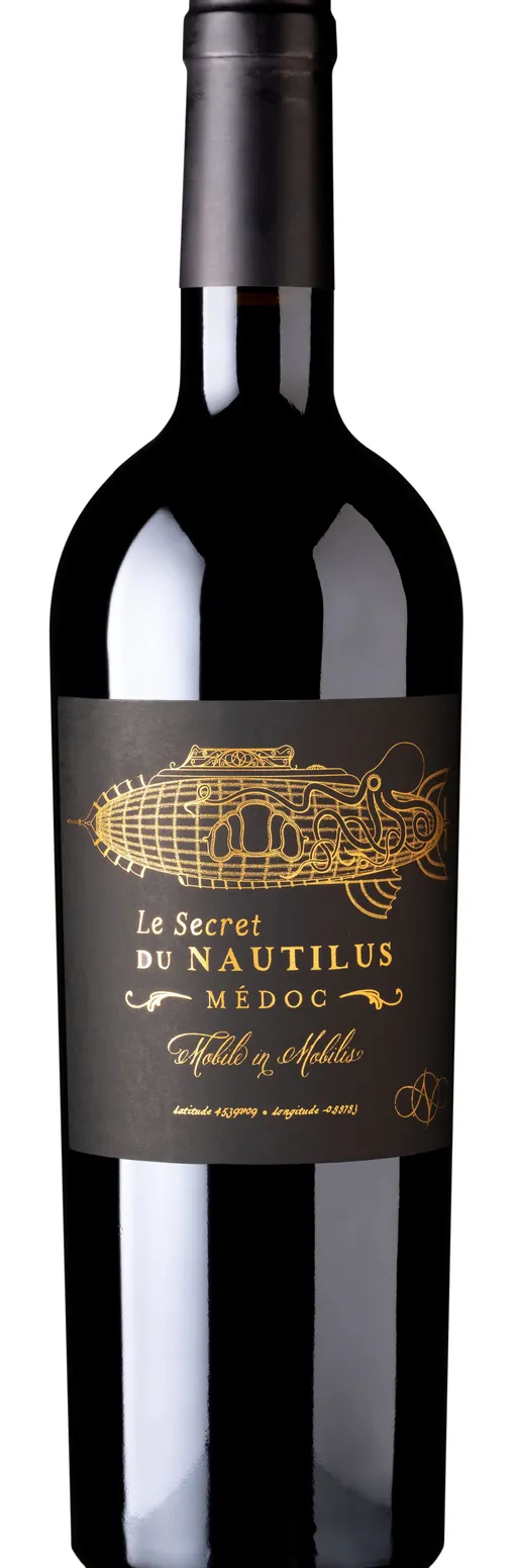 Château Roquegrave Le Secret du Nautilus, Rosso, 2019, Médoc. Immagine della bottiglia