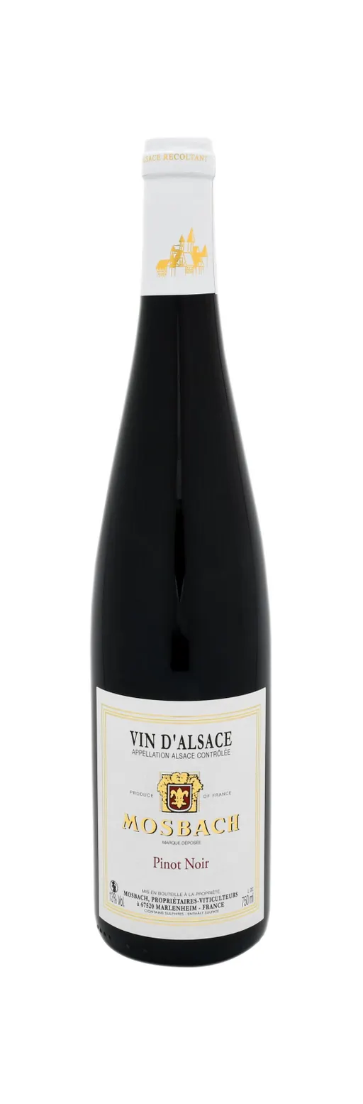 GFA MOSBACH (MARLENHEIM) Pinot Noir Mosbach, Rouge, 2020, Alsace ou Vin d'Alsace. Image de la bouteille