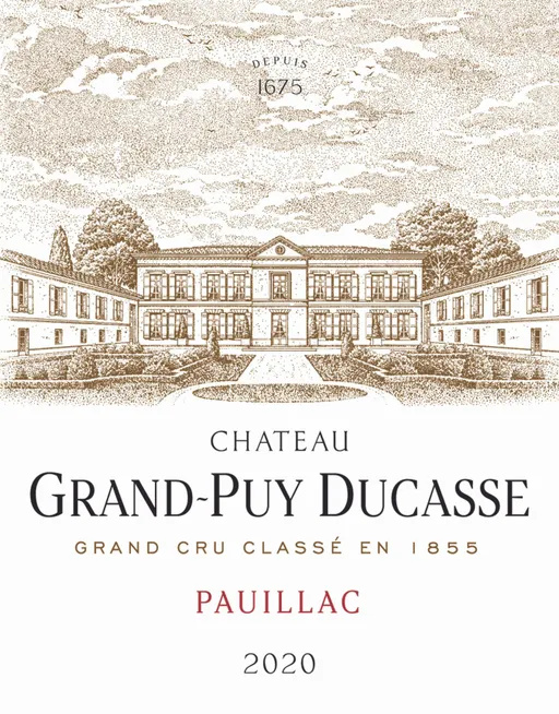 SOCIETE CIVILE CHATEAU GRAND PUY DUCASSE (PAUILLAC) Château Grand-Puy Ducasse, Cinquième Cru Classé, Red, 2020, Pauillac. Front label