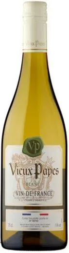 Castel Frères Vieux Papes, Cuvée Réservée, Blanc, 2020. Image de la bouteille