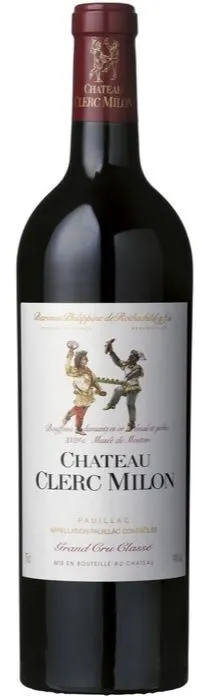 Château Clerc Milon, Cinquième Cru Classé, Rot, 2014, Pauillac. Flaschenabbildung