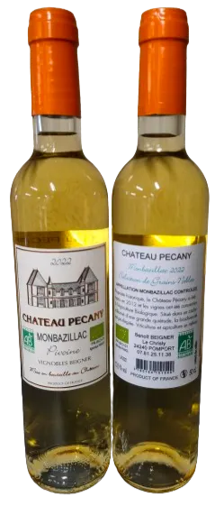 Château PÉCANY, White, 2022, Monbazillac. Bottle image