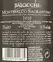 Tenute DEL Cerro SPA Baiocchi, Red, 2010, Montefalco Sagrantino. Back label